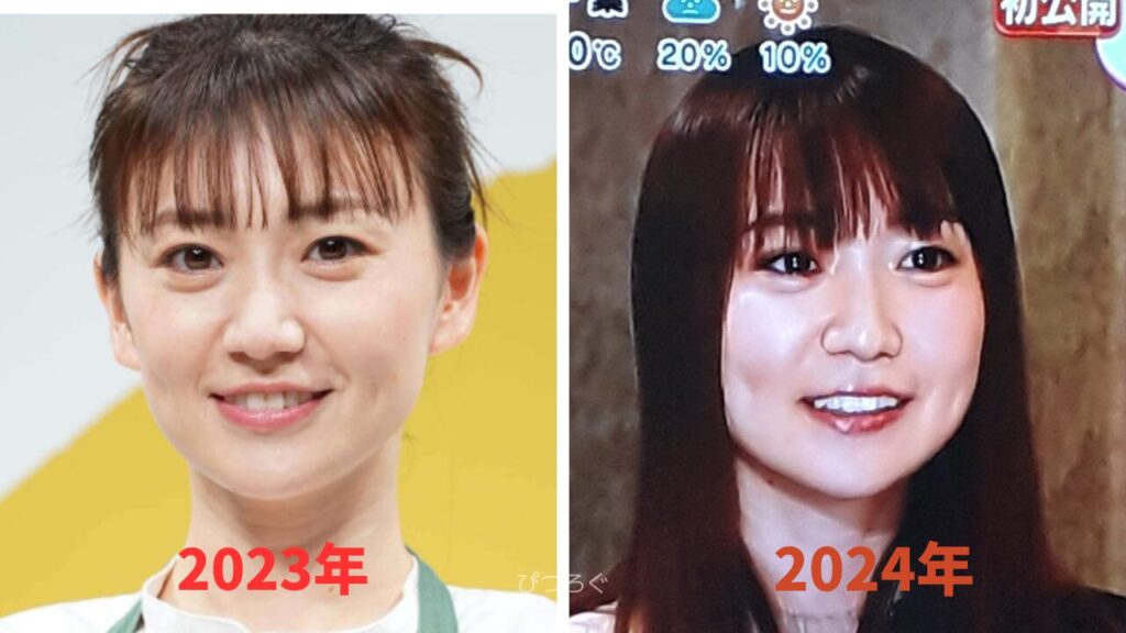 大島優子の顔が変わった？